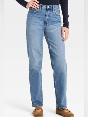 Women's Highest-Rise Vintage Straight Jeans Universal Thread Vintage Medium Wash
